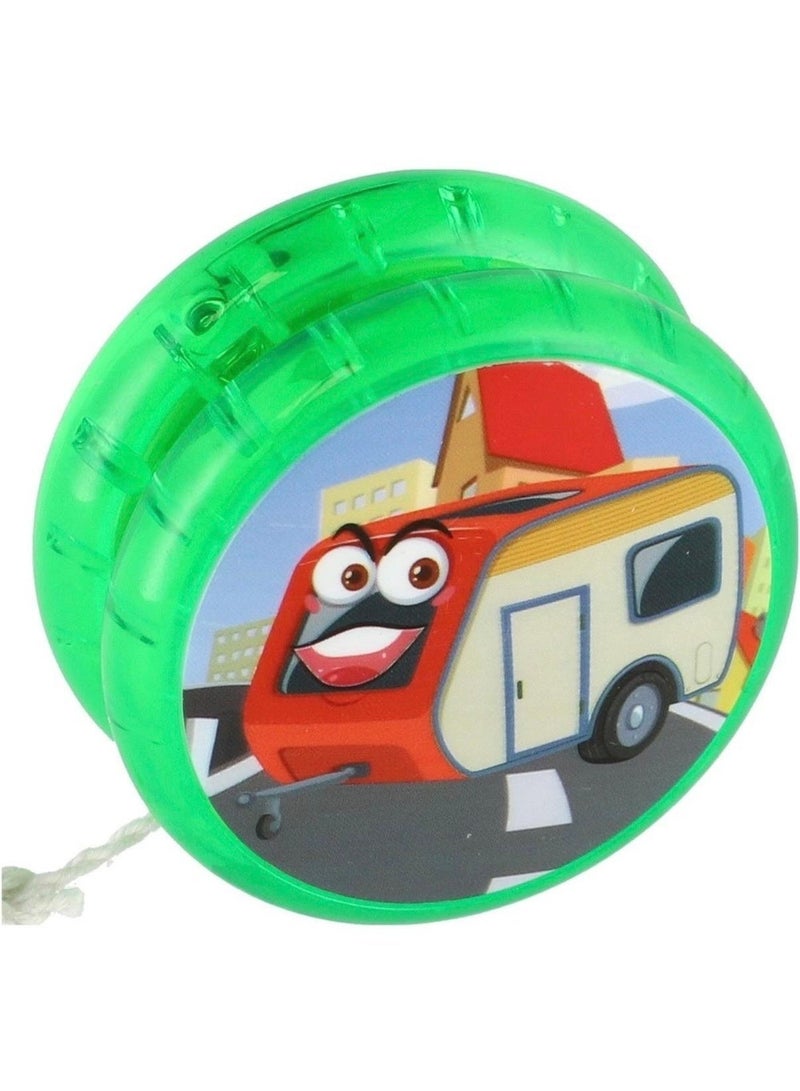 توي لاند مجموعة يويو للأطفال مكونة من 6 قطع - مركبات كرتونية - ألوان متنوعة. - Image 3